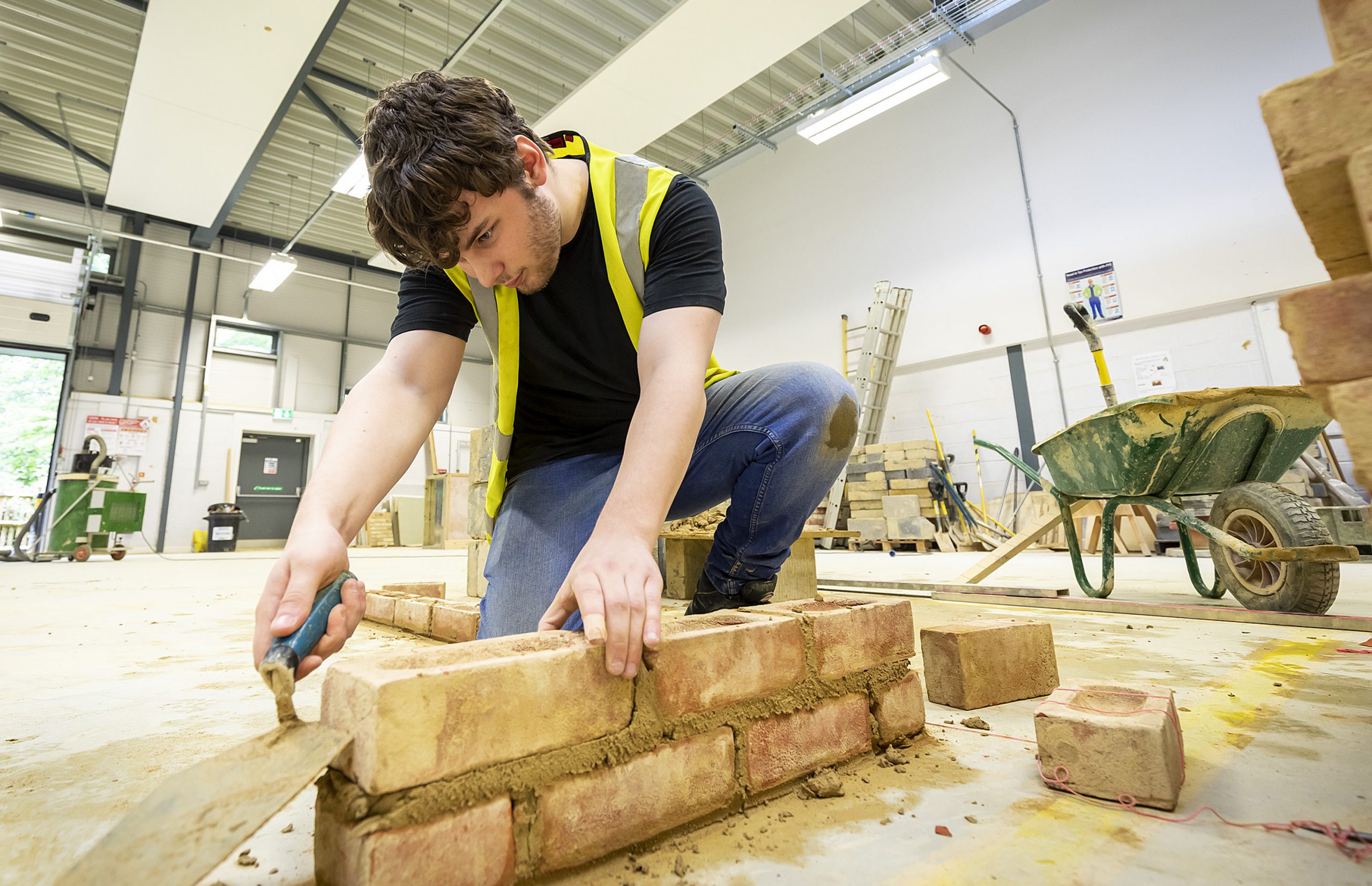 Bricklaying at Andover College
