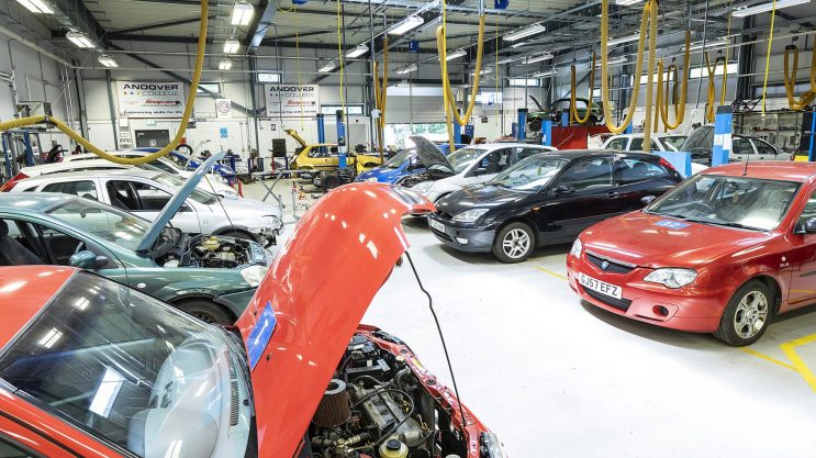 Motor Vehicle Facilities at Andover College