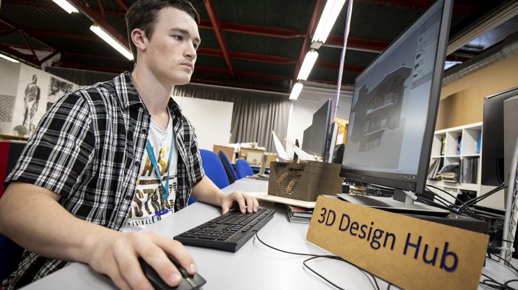 3D Design Student at Andover College