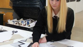 Local secondary school students get a taste of life as a college student