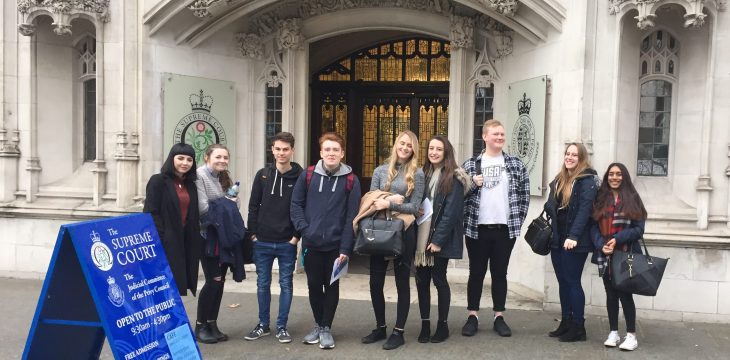 Andover students get a taste for life in the UK’s top Law institutions
