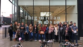 English Language students get bespoke training with The Guardian newspaper