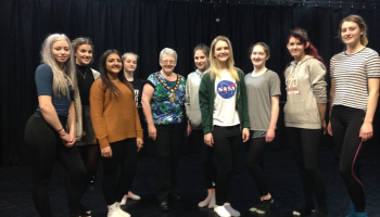 Andover College gives Mayor of Test Valley the full Performing Arts experience