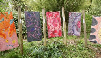 Students' Textile Designs On Display At Sir Harold Hillier Gardens