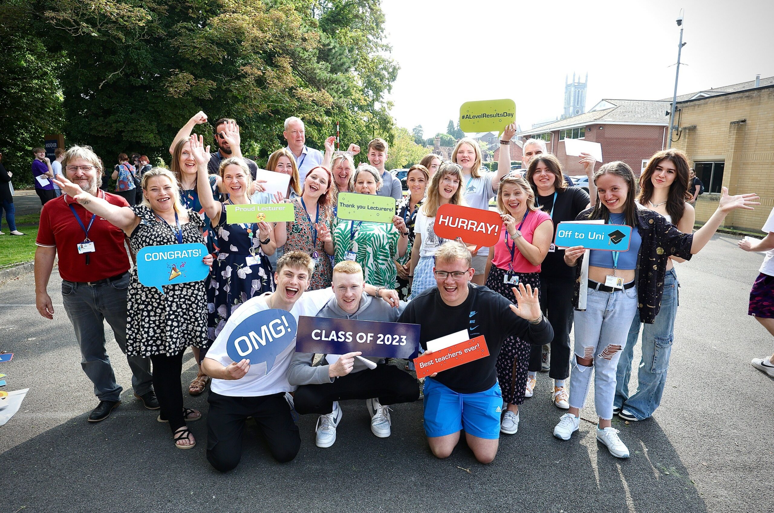Andover College celebrates A Level, t level and BTEC student success on ...