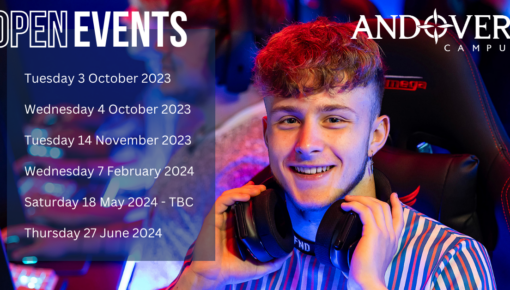 Open event banner, with dates for 23-24